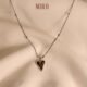 Pinterest inspired silver heart