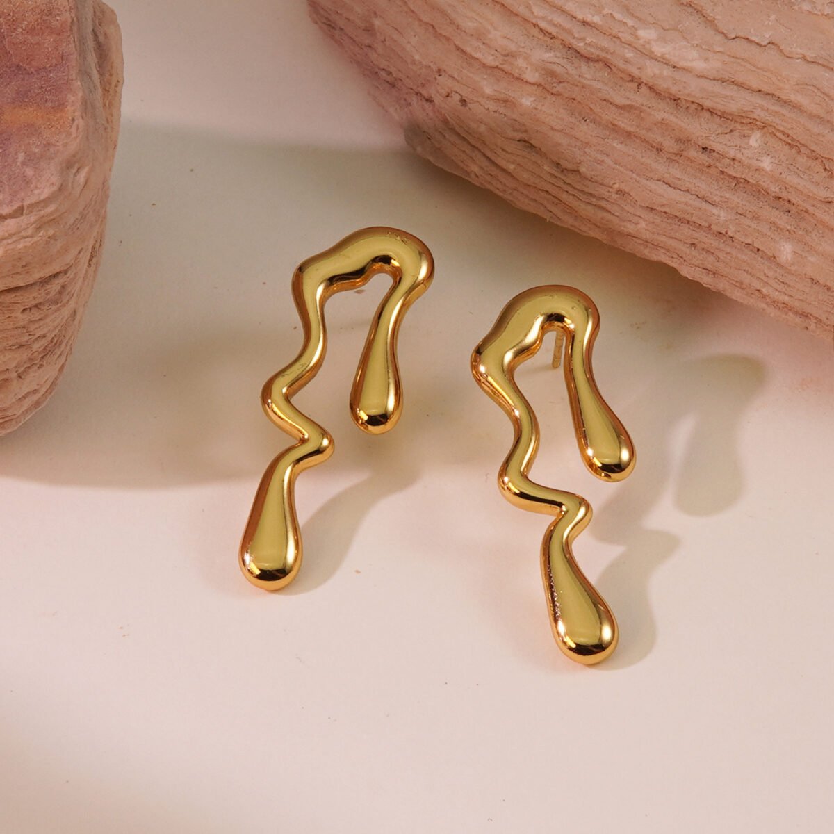 Golden Drip earrings
