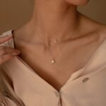 Double layered star necklace
